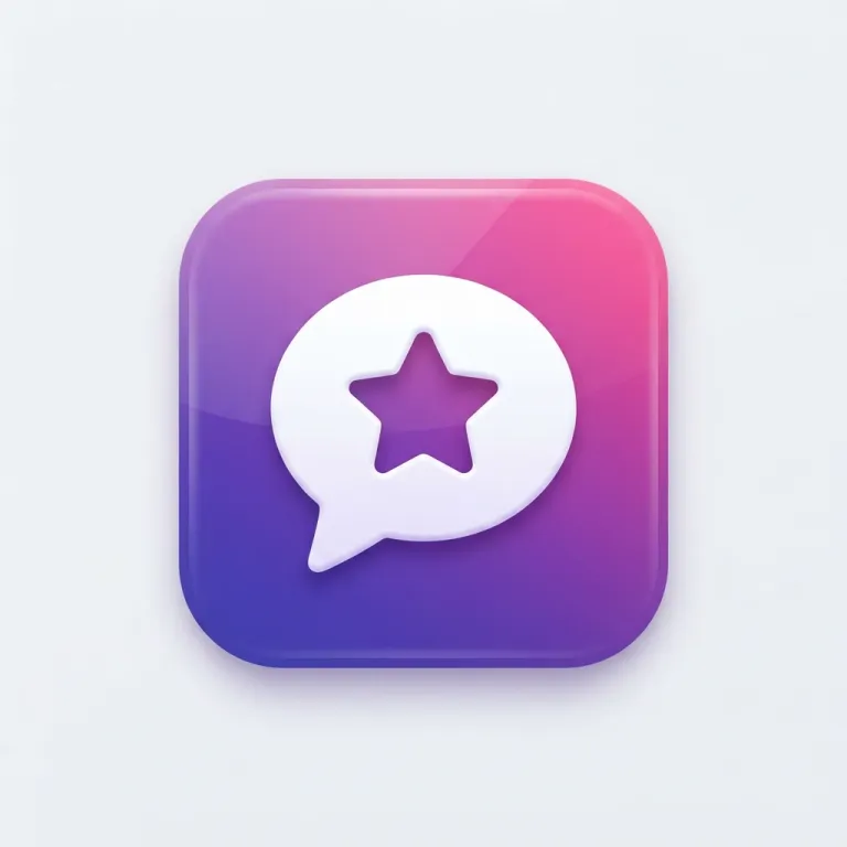 نمونهٔ خروجی پرامپت آیکون اپ موبایل