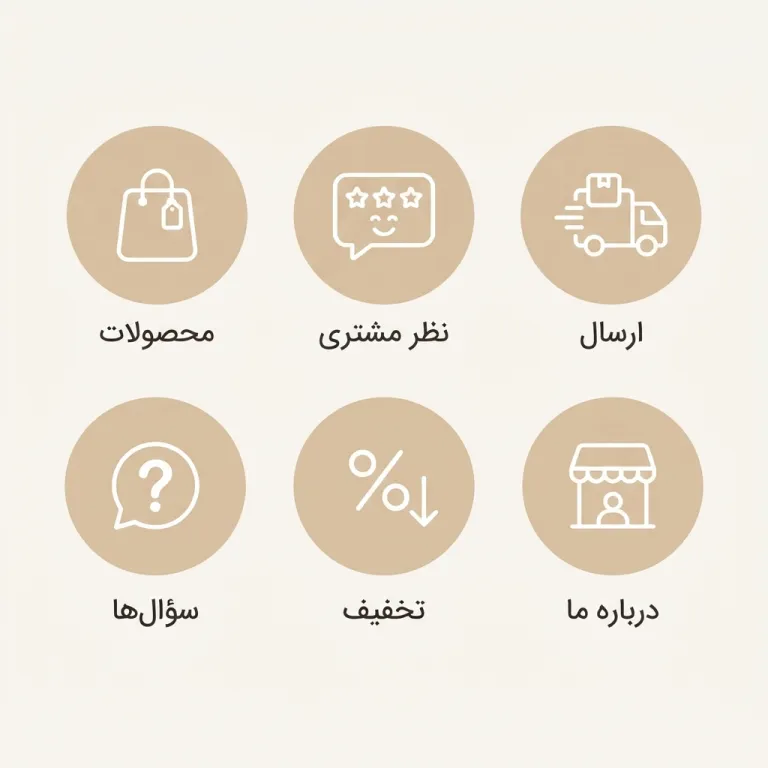 نمونهٔ خروجی پرامپت کاور هایلایت‌های اینستاگرام