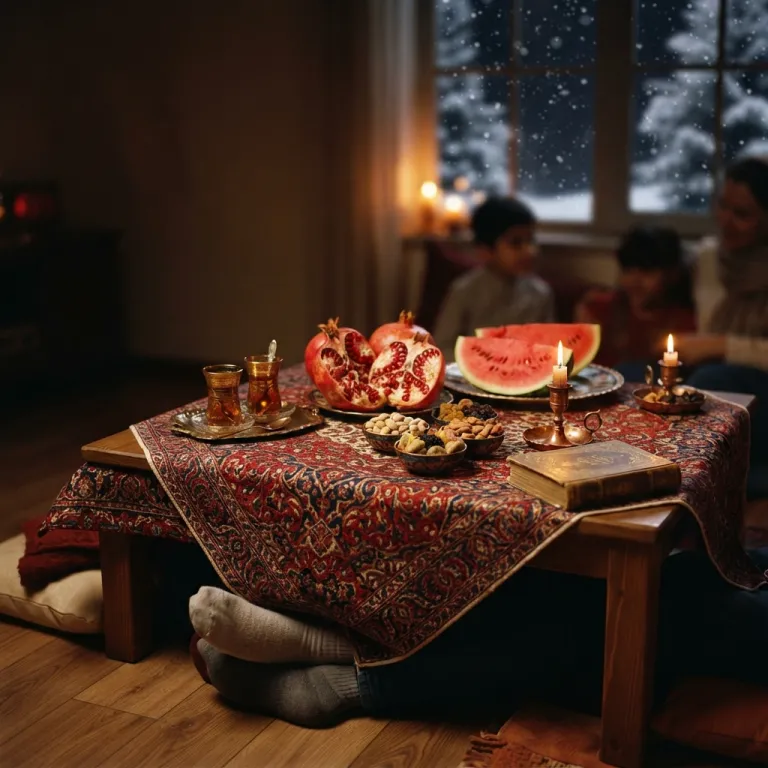 نمونهٔ خروجی پرامپت شب یلدا