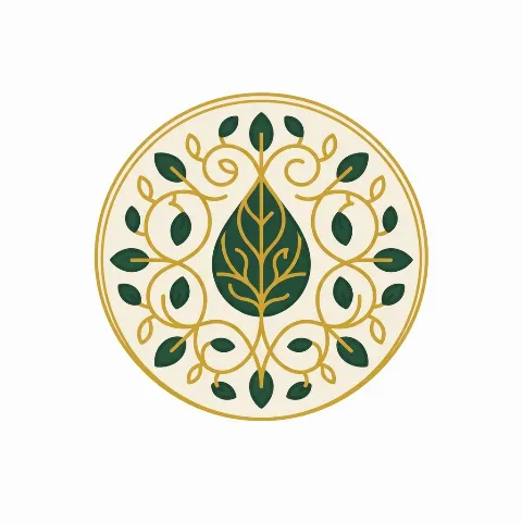 طرح اولیهٔ لوگو: ترنج اسلیمی و قطره