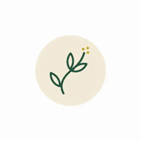 طرح اولیهٔ لوگو: شاخهٔ خوشتراش با دانههای زرین